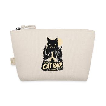Beware Cat Hair Forever - Organic Pouch - nature - Front