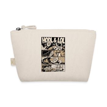 HODL LOL Crypto Meme Comic - Organic Pouch - nature - Front