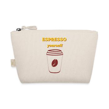 Espresso Yourself Kaffee Illustration - Bio-Täschchen - Natur - Vorne