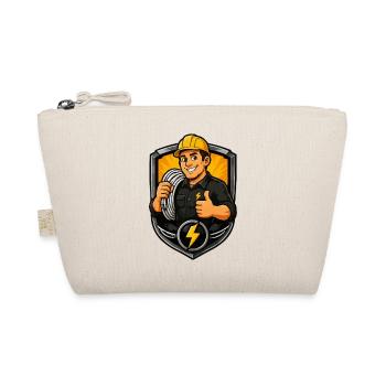 handwerker-wappen-elektriker - Bio-Täschchen - Natur - Vorne
