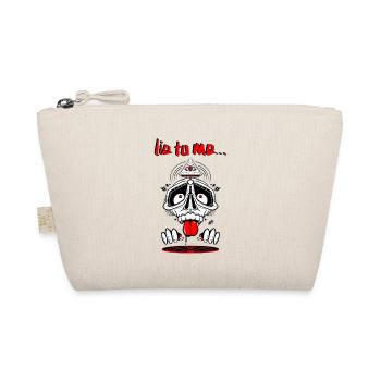 Mysterious skull with triangle - Organic Pouch - nature - Front