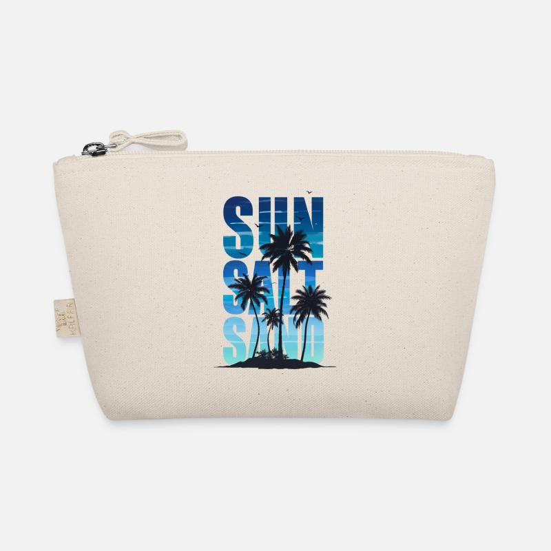 Sun Salt Sand – Summer Tropical Design Organic Pouch