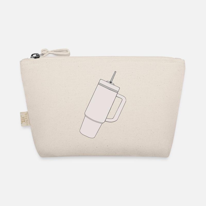 Minimalistischer Reisebecher Cooler Tumbler Bio-Täschchen