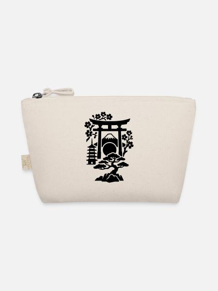 Silhouette du Japon - Trousse biologique - nature - Devant
