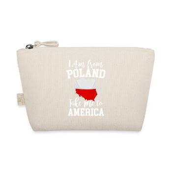 Polen Take Me to America - Bio-Täschchen - Natur - Vorne