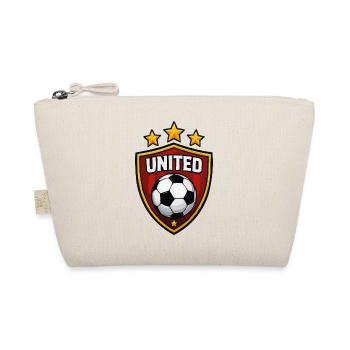 United Shield Fußball Wappen - Bio-Täschchen - Natur - Vorne