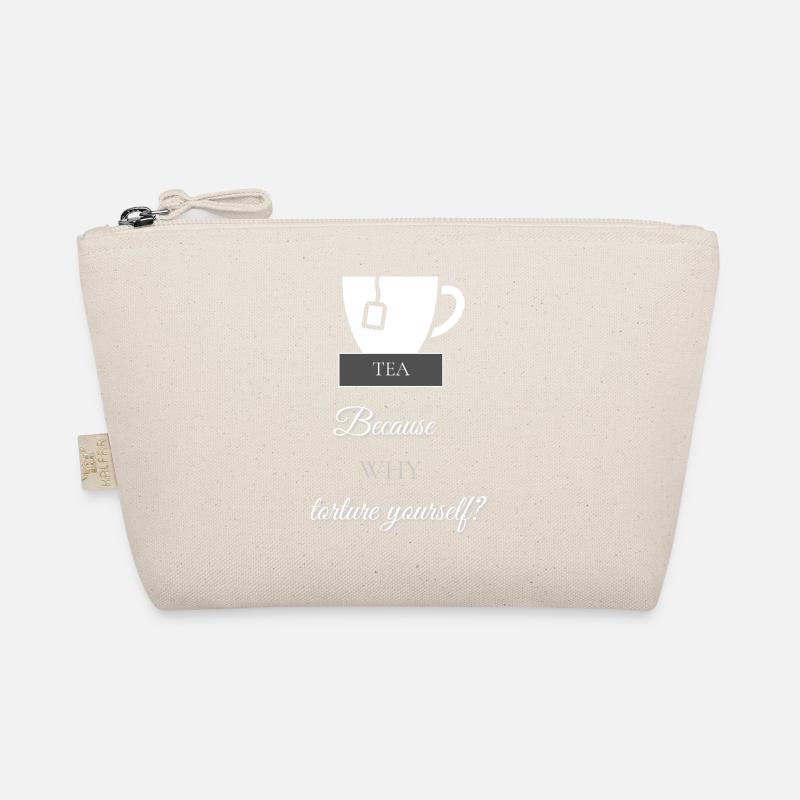 TEA-RIFFIC (White + Grey) - Organic Pouch - nature