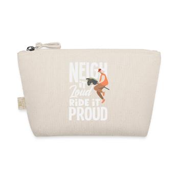 Hobby Horse Ride It Proud - Organic Pouch - nature - Front