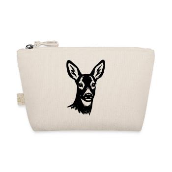 Deer Outline Forest Animal Cottagecore Friends of Nature - Organic Pouch - nature - Front