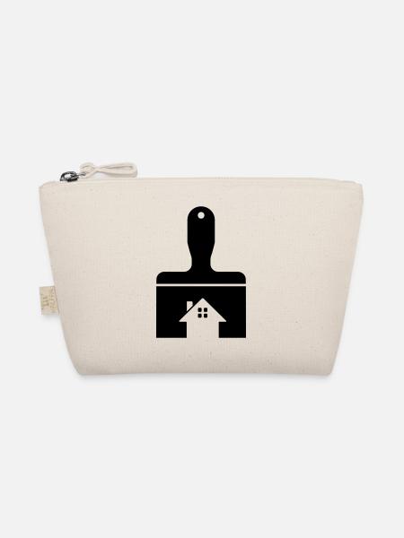 Painter House Renovation Motif - Organic Pouch - nature
