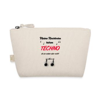Techno Spruch - Bio-Täschchen - Natur - Vorne