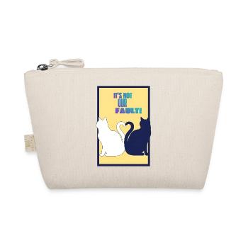 It's Not Our Fault! (Cat Heart Tail) - Organic Pouch - nature - Front