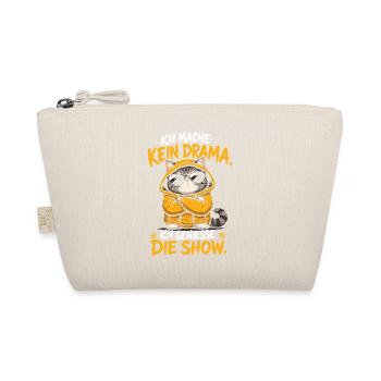 Kein Drama Die Show Lustige Katze Spruch - Bio-Täschchen - Natur - Vorne