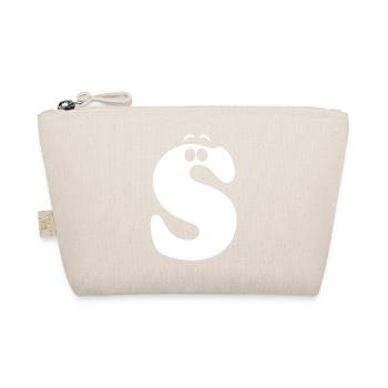 Large S Style Print | Letter S funny S logo - Organic Pouch - nature - Front