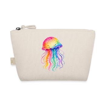 Illustration aquarelle de méduse colorée - Trousse biologique - nature - Devant