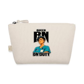 RN pride infirmier queer infirmière en service, badge buddy nurse gift - Trousse biologique - nature - Devant