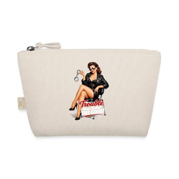 Pin-up Rockabella : Trouble n’a jamais eu l’air aussi beau - Trousse biologique - nature - Devant