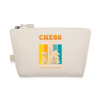 Chess Chess Player Chessboard - Organic Pouch - nature - Front