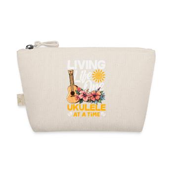 Lustiges Ukulele Designs Und Sprüche - Bio-Täschchen - Natur - Vorne