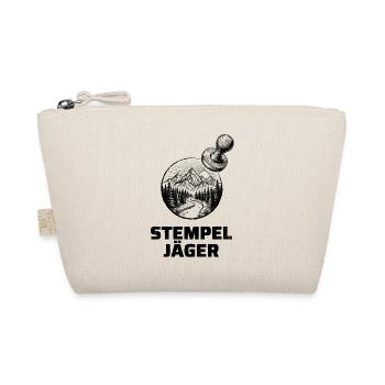 Stempeljäger – Für Wanderer & Stempelsammler - Bio-Täschchen - Natur - Vorne