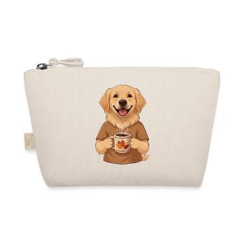 Golden Retriever Coffee Fall Dog Motif - Trousse biologique - nature - Devant