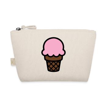 Eiscreme Waffel Icon - Bio-Täschchen - Natur - Vorne