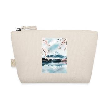 Mount Fuji and cherry blossoms - Organic Pouch - nature - Front