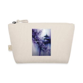 Pagode violette et fleurs - Trousse biologique - nature - Devant