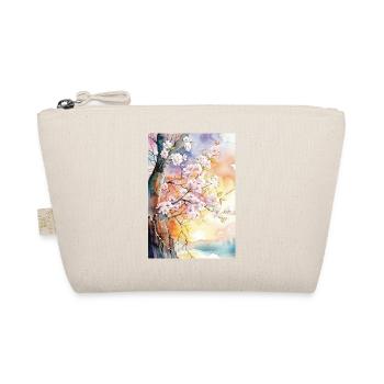 Cherry trees in Aube Watercolor - Organic Pouch - nature - Front
