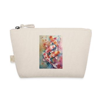 Multicolor Watercolor Koi - Organic Pouch - nature - Front