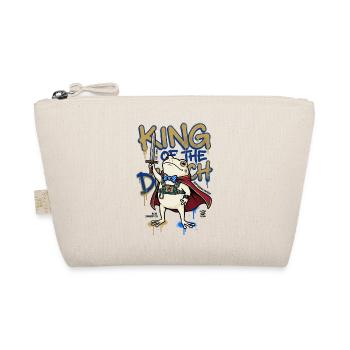 Frog King Ditch D20 RPG Amphibian Knight Art - Organic Pouch - nature - Front