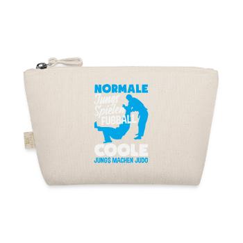 Coole Jungs Machen Judo Fussball Spruch - Bio-Täschchen - Natur - Vorne