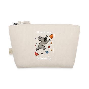 Koala Bouldering Dyno Jump – I'll get there - Organic Pouch - nature - Front