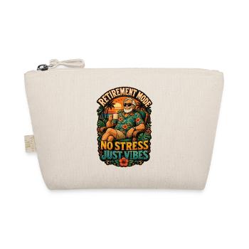 Retirement Mode No Stress Just Vibes - Organic Pouch - nature - Front