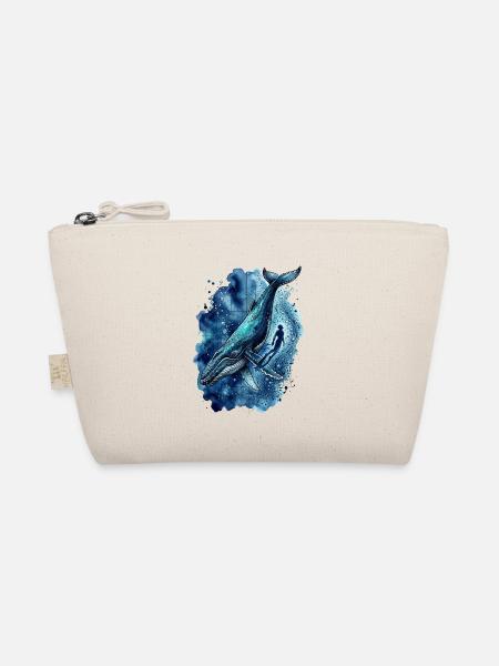Deep Blue Odyssey Humpback Whale - Bio-Täschchen - Natur