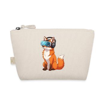 Fuchs VR Brille Virtual Reality Cartoon - Bio-Täschchen - Natur - Vorne