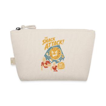 The Snack Attack lustiger Büro Snack Alarm - Bio-Täschchen - Natur - Vorne
