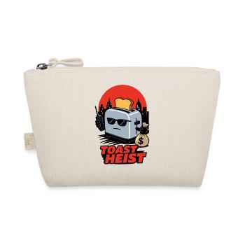 Toast Heist – Gangster Toaster mit Geldsack - Bio-Täschchen - Natur - Vorne