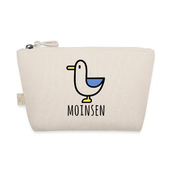 Moinsen Möwe Print - Bio-Täschchen - Natur - Vorne