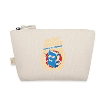 Agent Binder – License to Organize Büro Humor - Bio-Täschchen - Natur - Vorne