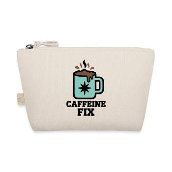 Caffeine Fix Tasse Logo - Bio-Täschchen - Natur - Vorne