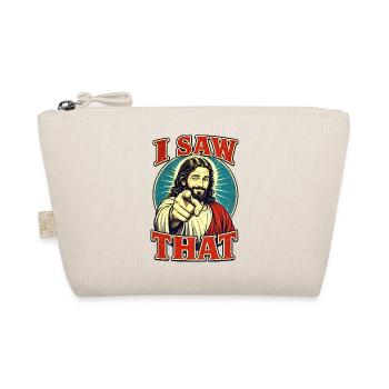 JESUS SAW THAT - Bio-Täschchen - Natur - Vorne