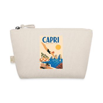Capri in Italien entdecken – Mittelmeerinsel - Bio-Täschchen - Natur - Vorne