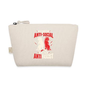 Antifascist Cats – Sometimes Antisocial - Bio-Täschchen - Natur - Vorne