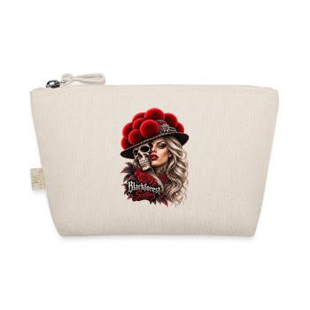 Blackforest Sister – Skull mit Bollenhut - Bio-Täschchen - Natur - Vorne