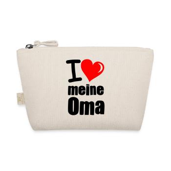 I Love meine Oma - Bio-Täschchen - Natur - Vorne