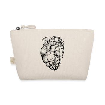Anatomische grenade_coeur_ - Bio-Täschchen - Natur - Vorne