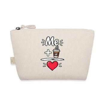 Süßer Kaffeeliebhaber Valentine Aesthetic Heart Brew - Bio-Täschchen - Natur - Vorne