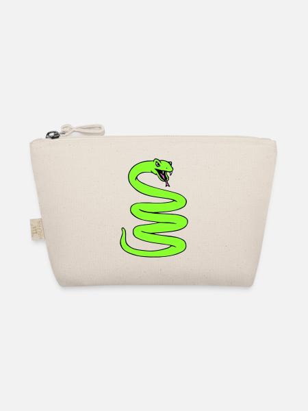 Coiled Snale - Organic Pouch - nature - Front