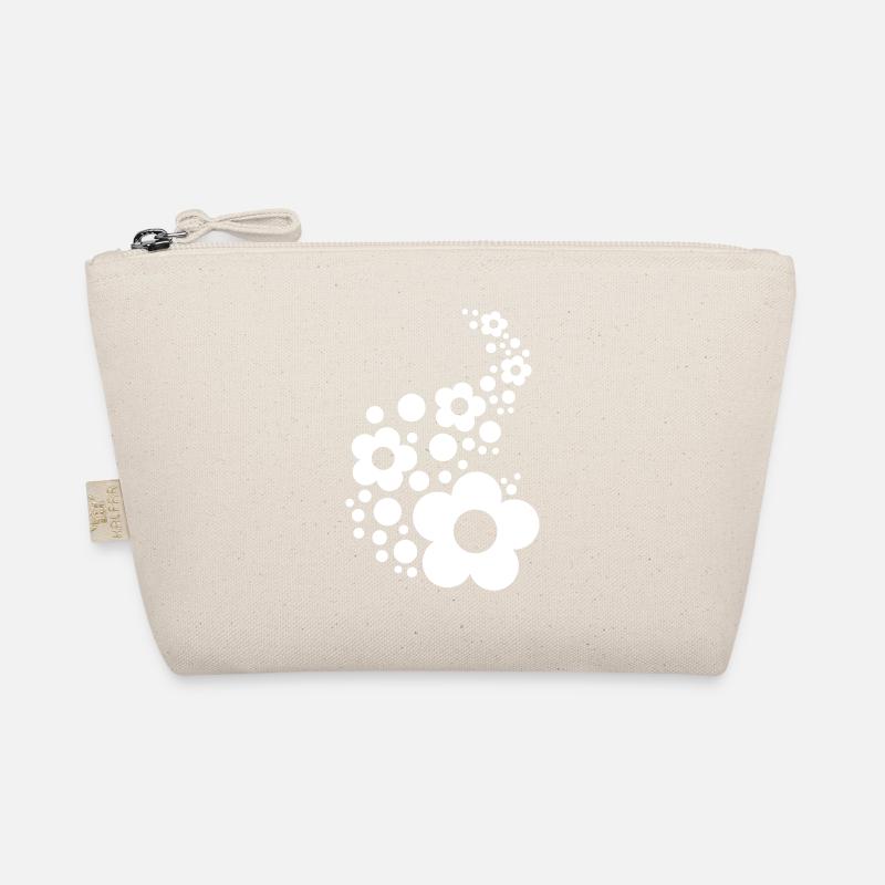 Blumen - Muster Bio-Täschchen